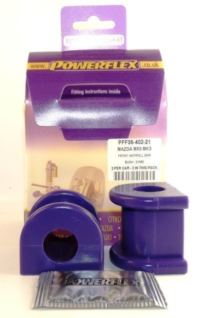 Powerflex PFF36-402-21 Front Anti Roll Bar Bush 21mm bush kit PFF36-402-21