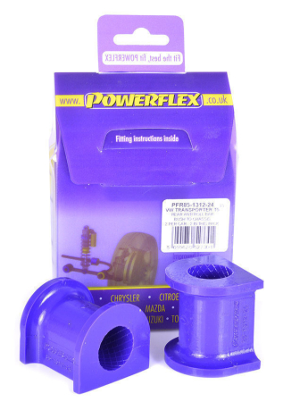 Powerflex PFR85-1312-24 Rear Anti Roll Bar Bush to Chassis 24mm bush kit PFR85-1312-24