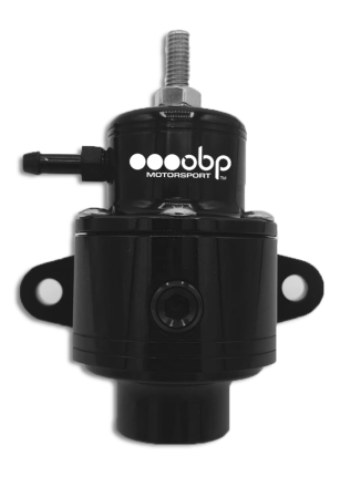 Black Fuel Pressure Regulator with AN6 Ports and 5mm Barb Vacuum OBP-FPR-001