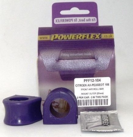 Powerflex PFF12-104 Front Anti Roll Bar Mount (Outer) bush kit PFF12-104