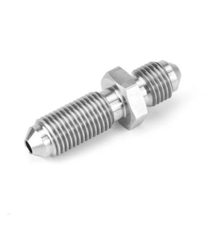 M10x1 Bulkhead Adaptor - Straight - Stainless Steel OBP-M10-BA