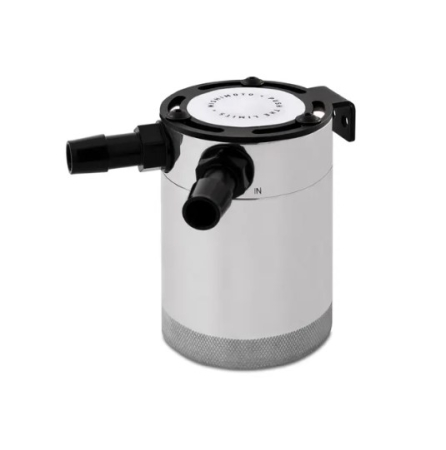 MISHIMOTO COMPACT BAFFLED OIL CATCH CAN, 2-PORT MMBCC-CBTWO-P