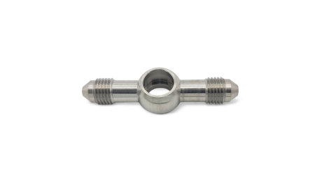 AN3 Male Double Banjo Fitting Adaptor, 10.2mm Hole - Stainless S OBP-AN3-BAN2