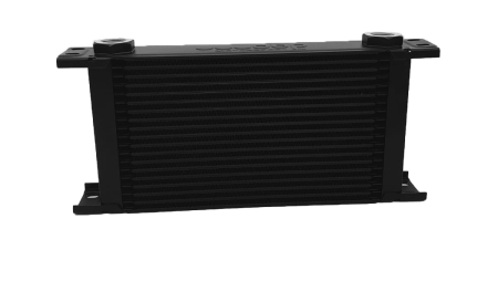 Black 19 Row Oil Cooler with M22 Female Fittings, 235mm Matrix OBP19ROW