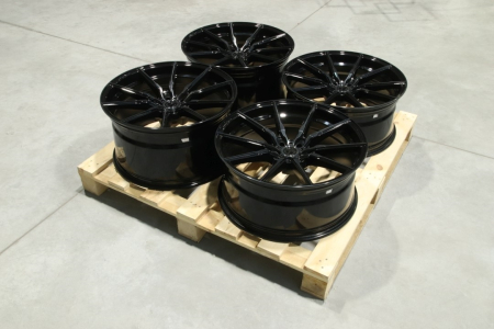 Set of CVR4 21x9,5 ET20 + 21x11 ET17 5x112 Double Tinted Black SET-CVR#49