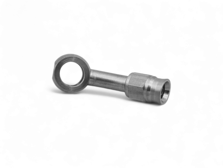 10mm ID Banjo Hose End for AN3 Hose - 45? OBP-AN3-10B-45