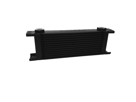 Black 13 Row Oil Cooler with M22 Female Fittings, 235mm Matrix OBP13ROW