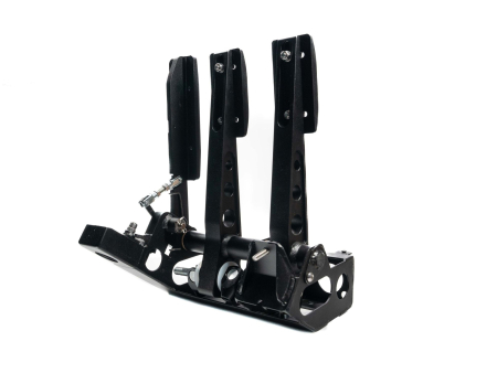 Track-Pro V2 Floor Mounted 3 Pedal System, Angled Cradle Box - B OBP0331-B