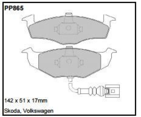 Black Diamond PP865 predator pad brake pad kit PP865