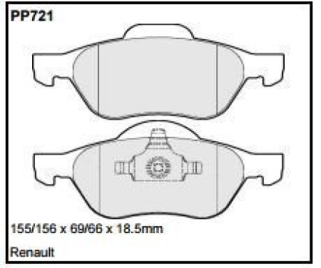 Black Diamond PP721 predator pad brake pad kit PP721