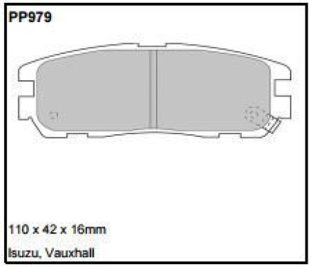 Black Diamond PP979 predator pad brake pad kit PP979