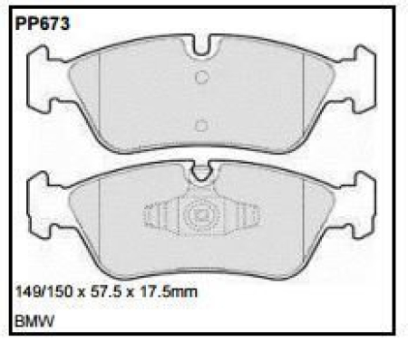 Black Diamond PP673 predator pad brake pad kit PP673