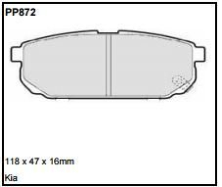 Black Diamond PP872 predator pad brake pad kit PP872