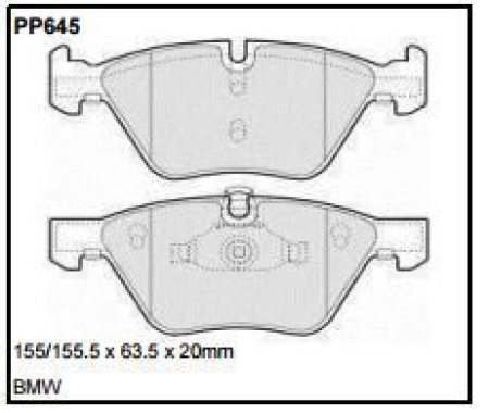 Black Diamond PP645 predator pad brake pad kit PP645