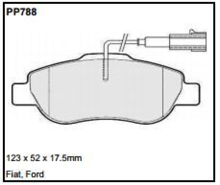 Black Diamond PP788 predator pad brake pad kit PP788