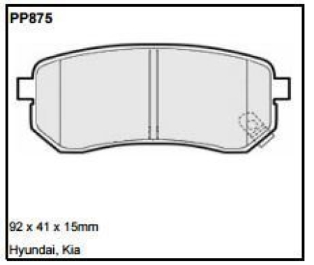 Black Diamond PP875 predator pad brake pad kit PP875