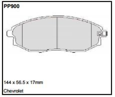 Black Diamond PP900 predator pad brake pad kit PP900
