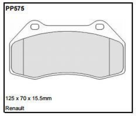 Black Diamond PP575 predator pad brake pad kit PP575