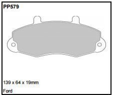 Black Diamond PP579 predator pad brake pad kit PP579