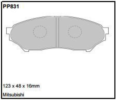 Black Diamond PP831 predator pad brake pad kit PP831