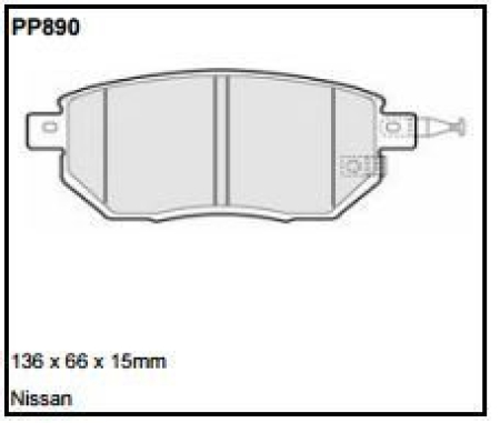 Black Diamond PP890 predator pad brake pad kit PP890