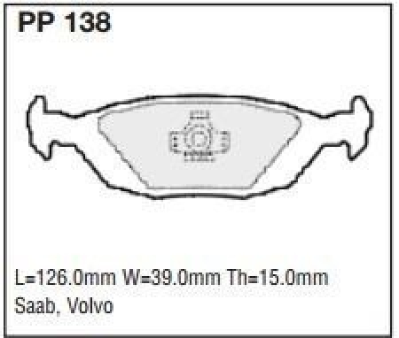 Black Diamond PP138 predator pad brake pad kit PP138