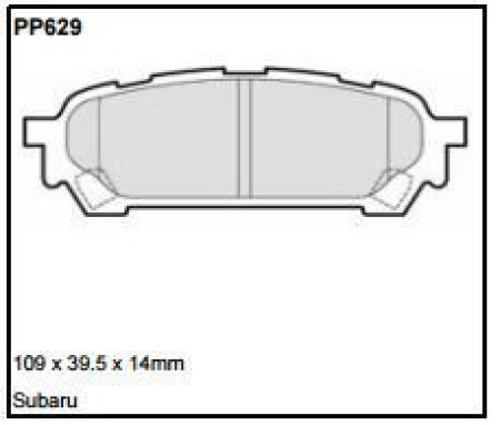 Black Diamond PP629 predator pad brake pad kit PP629