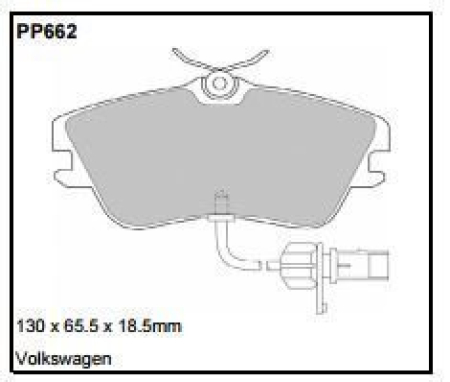 Black Diamond PP662 predator pad brake pad kit PP662