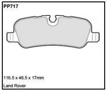 Black Diamond PP717 predator pad brake pad kit PP717