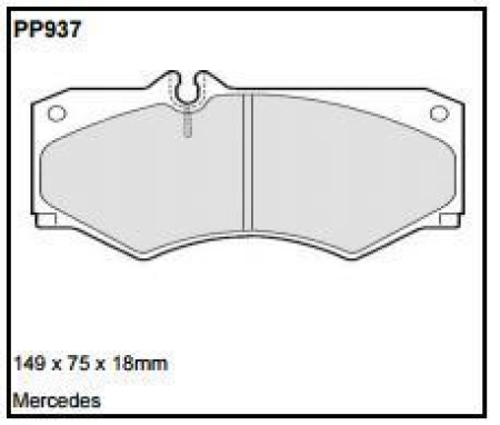 Black Diamond PP937 predator pad brake pad kit PP937