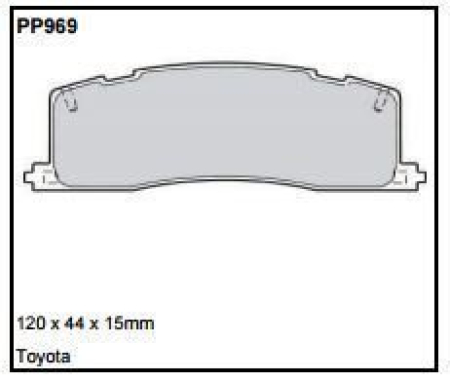 Black Diamond PP969 predator pad brake pad kit PP969