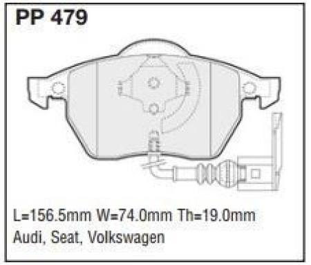 Black Diamond PP479 predator pad brake pad kit PP479