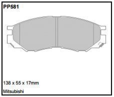 Black Diamond PP581 predator pad brake pad kit PP581