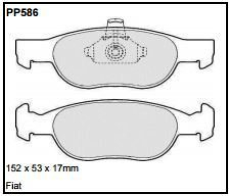 Black Diamond PP586 predator pad brake pad kit PP586