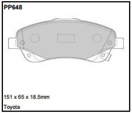 Black Diamond PP648 predator pad brake pad kit PP648