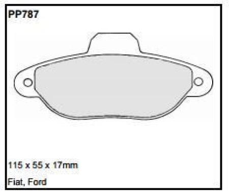 Black Diamond PP787 predator pad brake pad kit PP787