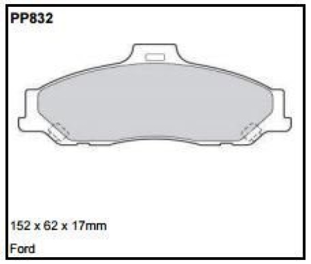 Black Diamond PP832 predator pad brake pad kit PP832