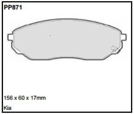 Black Diamond PP871 predator pad brake pad kit PP871