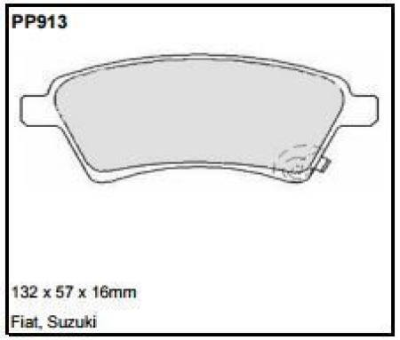 Black Diamond PP913 predator pad brake pad kit PP913