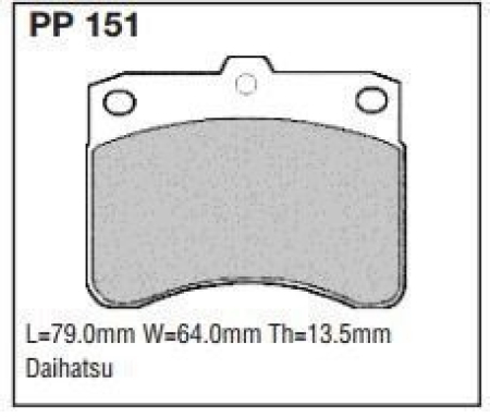 Black Diamond PP151 predator pad brake pad kit PP151