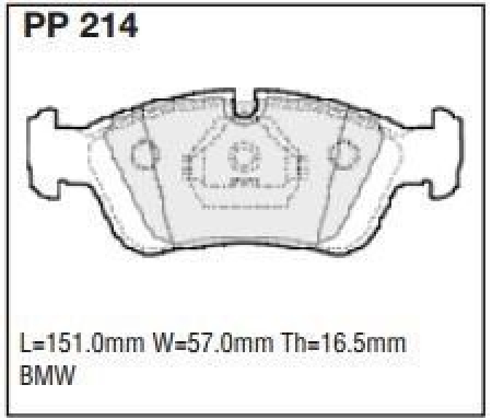 Black Diamond PP214 predator pad brake pad kit PP214