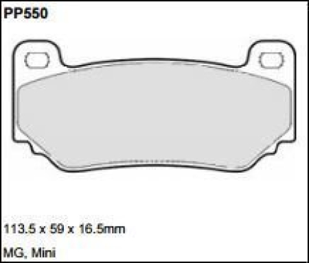 Black Diamond PP550 predator pad brake pad kit PP550