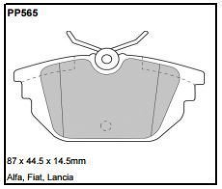 Black Diamond PP565 predator pad brake pad kit PP565
