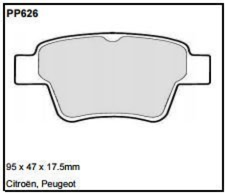 Black Diamond PP626 predator pad brake pad kit PP626