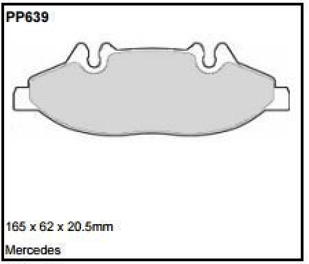 Black Diamond PP639 predator pad brake pad kit PP639