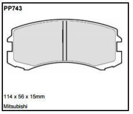 Black Diamond PP743 predator pad brake pad kit PP743