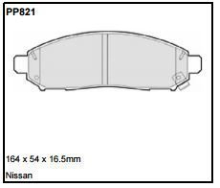 Black Diamond PP821 predator pad brake pad kit PP821