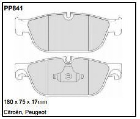 Black Diamond PP841 predator pad brake pad kit PP841