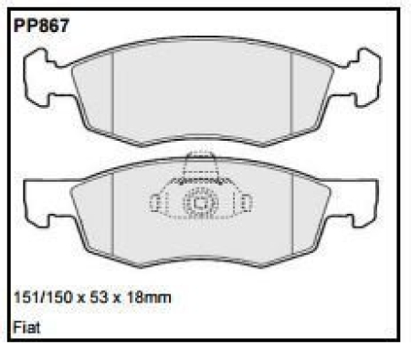 Black Diamond PP867 predator pad brake pad kit PP867