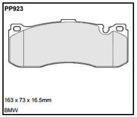 Black Diamond PP923 predator pad brake pad kit PP923